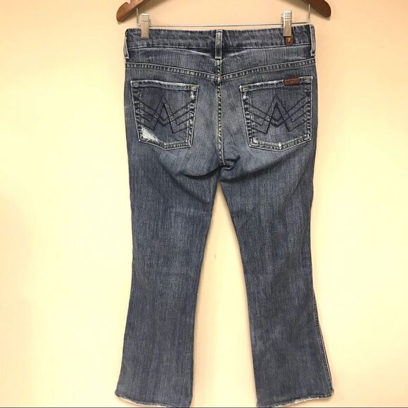 👠7 for all mankind jeans “ A pocket” size 27 - Picture 4 of 9